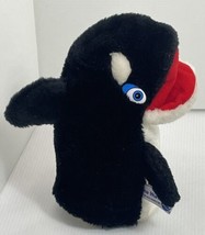 Sea World Hand Puppet Shamu Orca Whale Plush 8&quot; Tall 1987 - £3.97 GBP