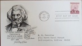 First Day of Issue Frederick Douglass 1967 Prominent American Series - £2.32 GBP