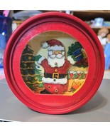 Vintage Taiwan Dancing Santa Wind Up Circular Tube Music Box - $925.35 MXN