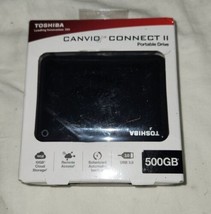 Toshiba Canvio Connect II Portable Drive 500Gb Computer Backup - £15.94 GBP