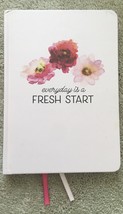 Everyday is a Fresh Start Blank Journal with Ribbon Bookmarks - £5.55 GBP