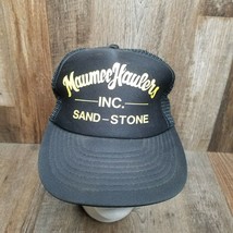 Haumee Haulers Inc Sand Stone Trucking Mesh Snap Back Hat Cap - £8.63 GBP