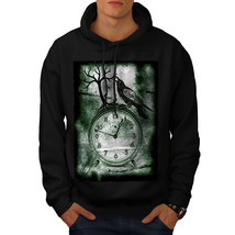 Wellcoda Vintage Old Crow Mens Hoodie, Mystic Casual Hooded Sweatshirt - £25.63 GBP+