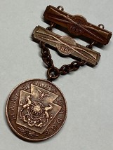 Spanam, U.S. Pennsylvania National Guard, Marksmans Badge, 1896, And 1897 Bars - £42.83 GBP