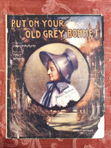 RARE Sheet Music Put On Your OId Grey Bonnet Stanley Murphy Percy Weinrich 1909 - £12.65 GBP