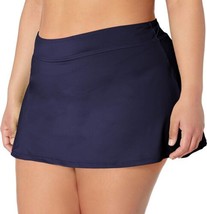 Anne Cole Womens Plus Size Basic Swim Skirt Color Navy Size 18W - £48.70 GBP