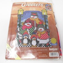 Janlynn Sugarplum Greeters #1427 Snow Family Plastic Canvas Kit 10&quot; X 13... - $14.84