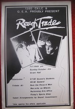 ROUGH TRADE 1980&#39;s Poster CKLC Carol Pope Kingston Men Queen&#39;s QEA 17*11... - $69.75