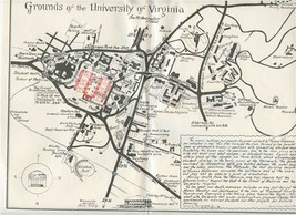 Grounds of The University of Virginia by Mary Hall Belts 1970 History  - £13.93 GBP