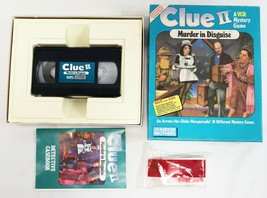 VINTAGE 1987 Parker Brothers Clue II VHS Board Game Complete - $21.77