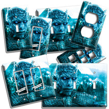 Ice Crown Night King Light Switch Outlet Wall Cover Plates Room Dorm Nerd Decor - £13.37 GBP+