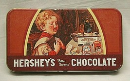 Hershey&#39;s Cocoa Metal Tin Box Bitter Sweets Chocolate Collectors Tin 198... - £13.23 GBP