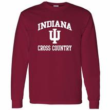 AL1118 - Indiana Hoosiers Arch Logo Cross Country Long Sleeve - Small - Cardinal - £23.17 GBP