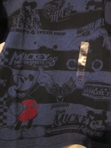 NWT Disney&#39;s MICKEY&#39;S MOTOR SPORTS Blue Size Youth S (5/6) Short Sleeve Top - £6.36 GBP
