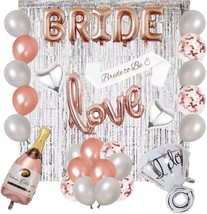 28pc Bachelorette Party Decorations Kit for Bride to Be Bridal Shower De... - £36.70 GBP