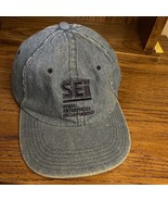 Denim Trucker Cap Adjustable Snapback Baseball Hat SEI Sykes Enterprises... - $256.84 MXN