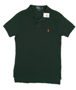 NEW Polo Ralph Lauren Polo Shirt!  Sm  XS   Dark Green  Custom Fit   Mes... - £29.86 GBP