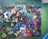 Disney Villainous The Worst Comes Prepared 2000 pcs Pieces Puzzle Ravens... - $71.05