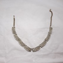 Vintage Signed Sarah Coventry Basket Weave Necklace - $19.80