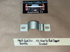 OEM 63 Deville A/C HOSE TO RADIATOR RAD SUPPORT BRACKET TIE BAR CLAMP - $44.54