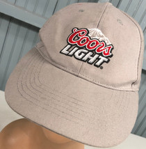 Coors Light Beer Dirty Distressed Well Worn Adjustable Baseball Cap Hat  - £8.96 GBP