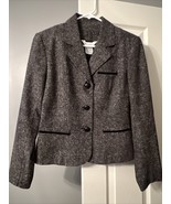 George women’s Black Tweed Blazer Suit Jacket 6 - £15.73 GBP