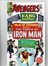 2 MARVELS/THE Avengers #8-1ST Kang / The Power Of Iron MAN-1ST Hawkeye - £19.74 GBP