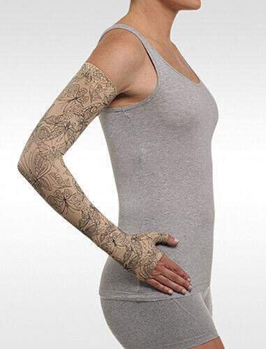 BUTTERFLY HENNA BEIGE Dreamsleeve Compression Sleeve by JUZO, Gauntlet Option - $106.99