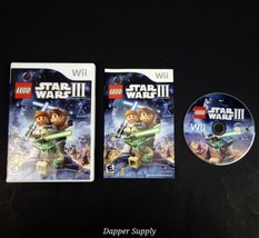 Nintendo Wii Lego Star Wars III: The Clone Wars 2011 Complete  - $10.88