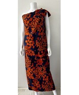 Vintage Yves Saint Laurent Couture Silk Foulard Evening Gown One Shoulde... - £911.70 GBP