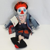 Hobo Clown Evelyn Durdin One of a Kind OOAK Art Doll Handmade 20&quot; Excellent - $3,564.61 MXN