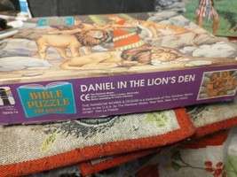 2 Rainbow Works Bible Puzzles 1987 David &amp; Goliath, Daniel In Lions 100 ... - $19.75