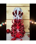 Carved Candles Handmade Home Decor Gift Colourful Art Design Home Handcr... - $48.51