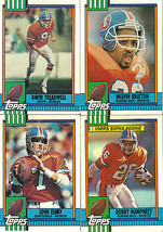 Set of 1990 Topps NFL Trading Cards Denver Broncos John Elway &amp; Bobby Humphrey - £1.54 GBP