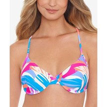 Salt + Cove Tropical Breeze Underwire Bikini Top Pink Blue L - £6.12 GBP
