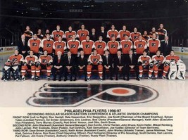 1996-97 PHILADELPHIA FLYERS 8X10 PHOTO HOCKEY NHL PICTURE TEAM - £3.94 GBP