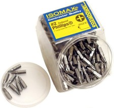 500 pack 00331 tub500 #2 reduced 1in.phillips 1&quot; insert bits Eazypower - £237.47 GBP