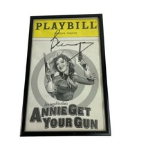 Annie Get Your Gun Playbill Signed Bernadette Peters Framed Vintage - £19.67 GBP