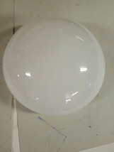 Vintage White Glass Light Globe Round Dome Cute Collectable - $19.99