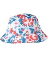 Claires Bucket Hat Tie Dye Red White Blue Youth One Size Patriotic Summer - $8.99