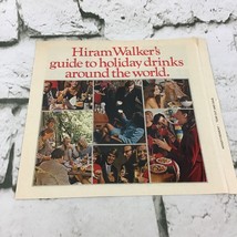 Vintage Hiram Walkers Guide To Holiday Drinks Around The World 1970&#39;s - $11.88