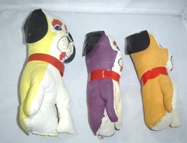 Vintage Carnival Fair Stuffed Dogs Prizes Lot of 3 1960&#39;s - £27.56 GBP