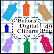 Buttons Digital Cliparts Vol. 3 - £0.99 GBP