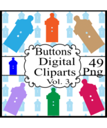 Buttons Digital Cliparts Vol. 3 - £1.38 GBP