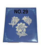 No. 29 Number Embroidery card Brother Bernina Babylock Lace Design - £22.12 GBP