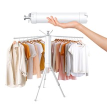 Tripod Clothes Drying Rack, Portable, Foldable And Space Saving,Collapsible Dryi - £75.13 GBP