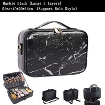 Women PU Leather Make Up Bag Professional Manicure Artist Makeup Case Fe... - £53.68 GBP