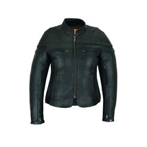 Vance Leather Ladies Racer Jacket with Zip Out Liner - $157.97+