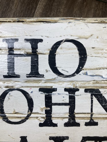 Who Is John Galt Original Wood Painting 9x13 Rustic Design Atlas Shrugged Item image 5