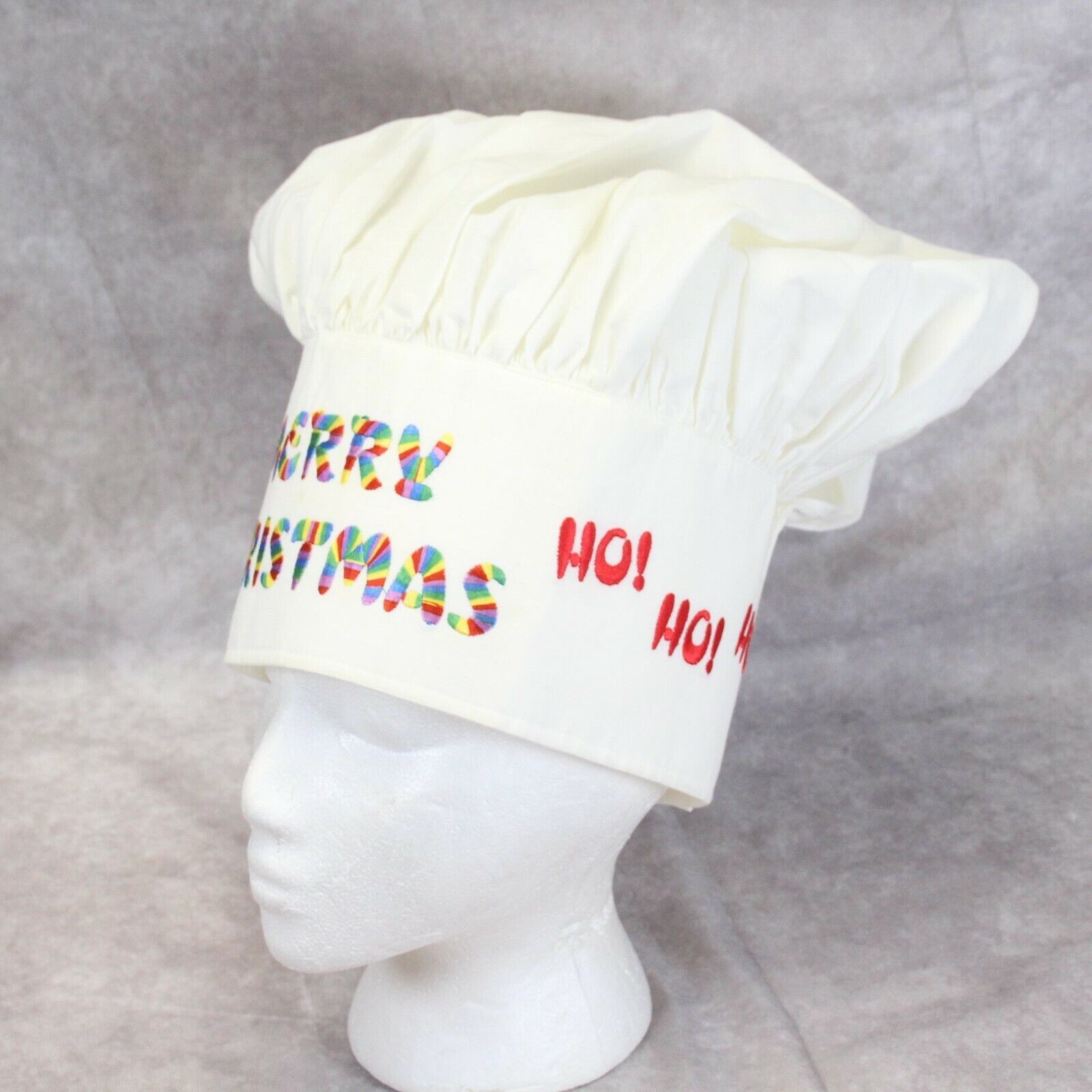 Chef Hat Merry Christmas Adjustable Xmas - $7.83